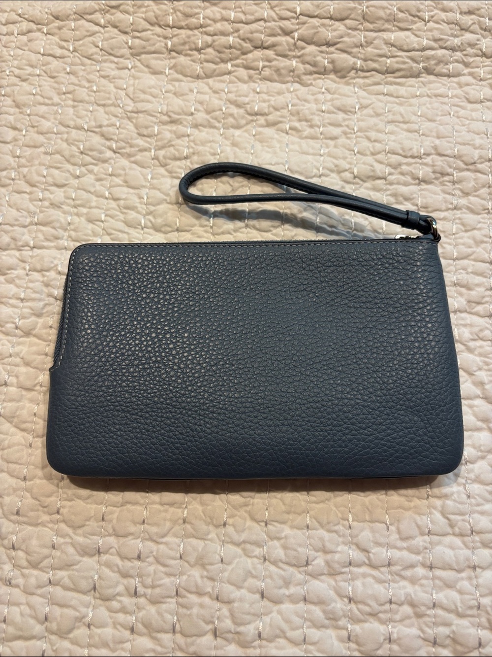 New! Coach Pebbled leather double zip wristlet Wallet. - Picture 10 of 12